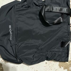 Beyond Yoga Black Quilted Bag